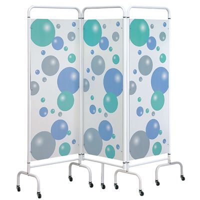 3 Panel Mobile Folding Hospital Screen