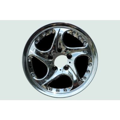 Alloy wheel design spokeguards for wheelchair