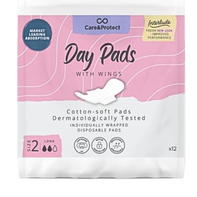 Care & Protect Day Pads with Wings Super Pack 12