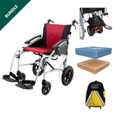 Premium Transit Wheelchair & Powerpack Bundle