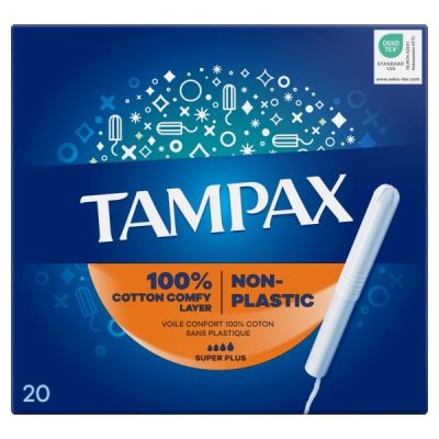 Tampax Blue Box Super Plus Tampon Case 160